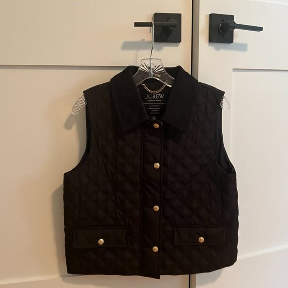 J. Crew Quilted Barn Vest, Size Small - Picture 2 of 3